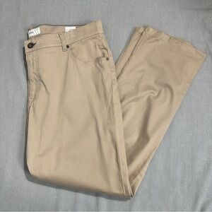 Brax Cooper Fancy Regular Fit lightweight pants, tan, 38x34, hemmed